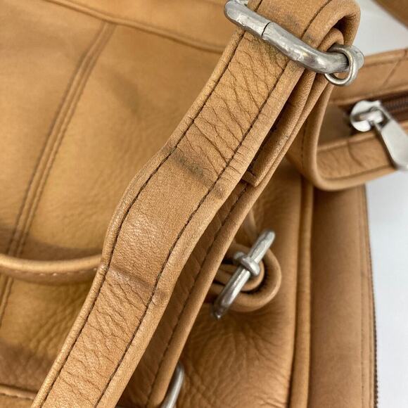 LE DONNE MINI SOFT TAN LEATHER BACKPACK - Picture 13 of 16